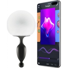 Magic Motion Bunny Análny vibrátor s ovládaním cez aplikáciu a zajačikovým chvostíkom biely