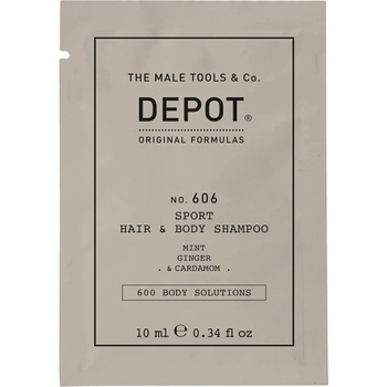 Depot 600 Body Solutions No. 606 Душ гел и шампоан 2-в-1 Ботанически комплекс 10 ml
