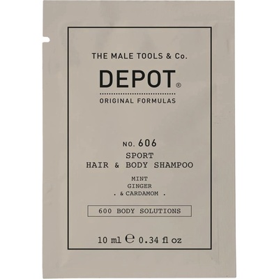 Depot 600 Body Solutions No. 606 Душ гел и шампоан 2-в-1 Ботанически комплекс 10 ml