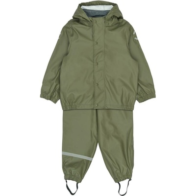 Mikk-Line souprava do deště se šlemi 33145 Dusty olive