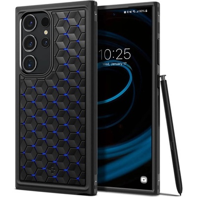 Spigen Противоударен Калъф за Samsung S24 Ultra, Spigen Cryo Armor Case, Син (ACS07290)