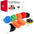 AMiO Sada leštících kotoučů s adaptérem 9ks + kotouč 80mm + adaptér M14