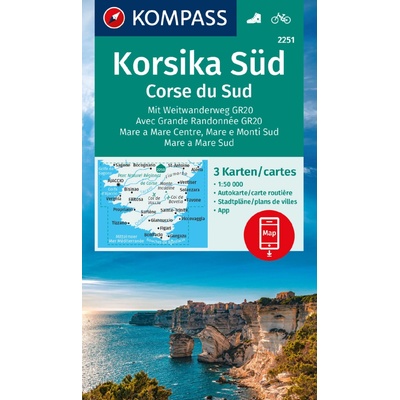 2251 Korzika juh 1: 50 000 KOMPAS