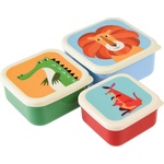 Rex London Комплект от 3 кутии за закуски Creatures Colourful Creatures - Rex London (26625)
