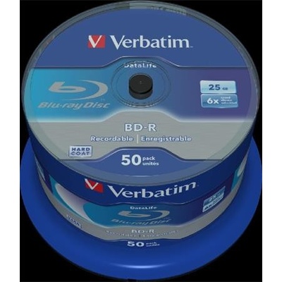 Verbatim BD-R 25GB 6x,spindle, 50ks (43838) – Zboží Mobilmania