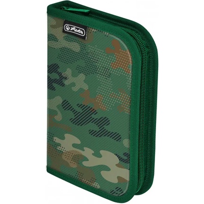Herlitz Несесер с 34 части, 2 крила, GREEN ARMY - herlitz