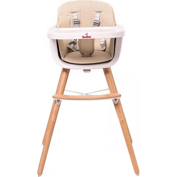 Buba Carino столче за хранене 2в1 бежово (NEW022378)