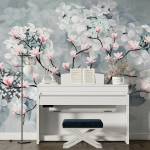 Art Gift Decor Фототапет Стена от 3Д цветя