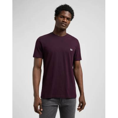 Pánské triko Lee SS Patch Logo Tee 112370738 Deep Wine