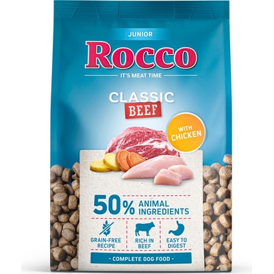Rocco Junior Classic hovädzie s kuracím 2 x 10 kg