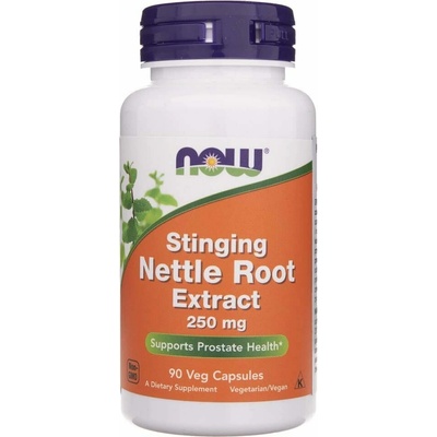 Now Foods Stinging Nettle Root Exktrakt z kořene kopřivy 250 mg 90 rostlinných kapsúl
