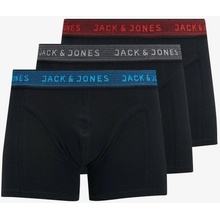 Jack & Jones pánské boxerky 3 ks černá