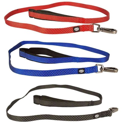Duvo Plus East Leash Nylon - Повод за кучета 100 см. / 25 мм. черен