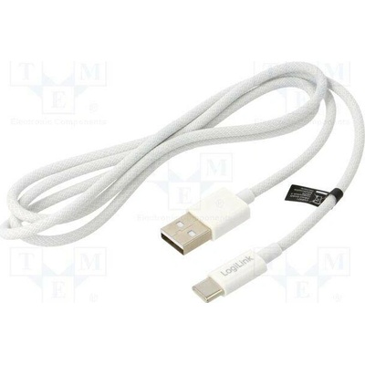 Logilink CU0321 USB 2.0 USB A vidlice USB C vidlice 1m bílý