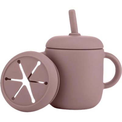 Reer Силиконова чаша 2 в 1 Reer - 180 ml, розова (NEW024091)