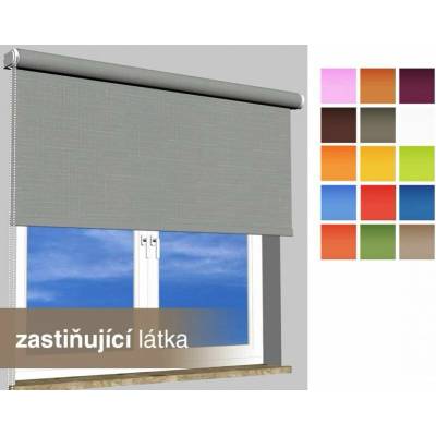 Garol Roleta na zeď Maxi Polyester - připevnění na zeď - strop 100x170 cm