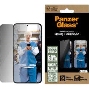 Panzer Стъклен протектор PanzerGlass за Samsung Galaxy S25, S24, UWF, Privacy