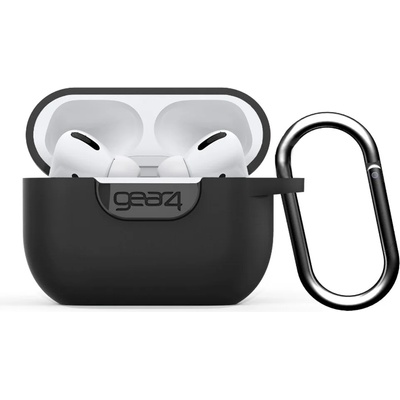 GEAR4 Калъф за слушалки Gear4 D3O Apollo Apple Airpod Pro Case Black, за Apple AirPods Pro, силиконов, с карабинер, черен (702004963)