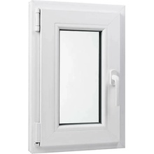 Okna hned Aplast 60 Plastové okno 400 x 600 mm otevíravě-sklopné levé bílé pro vedlejší prostory