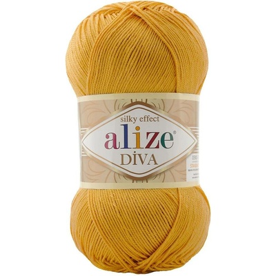 Alize příze Diva 488 sytě žlutá