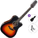 Takamine GD30CE-12 Standard SET Brown Sunburst 12-струнна електро-акустична китара
