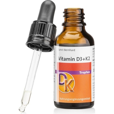 Sanct Bernhard Vitamín D3 + K2 kapky 30 ml