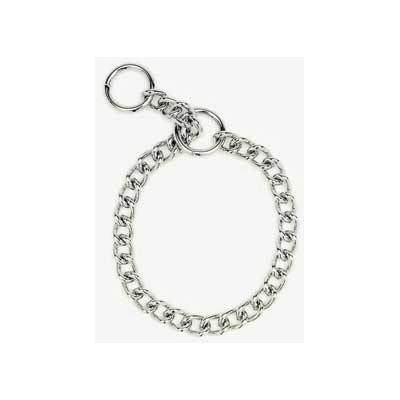 Miazoo Миазоо - Здрав метален нашийник тип удавник за кучета, 4мм/ 60 см