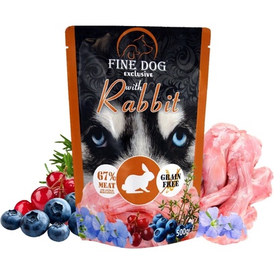 Fine Dog XXL s králíkem 500 g