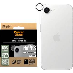 Panzer Стъклен Протектор за камера PanzerGlass Hoops Lens Protector за iPhone 16e/17e, Прозрачен