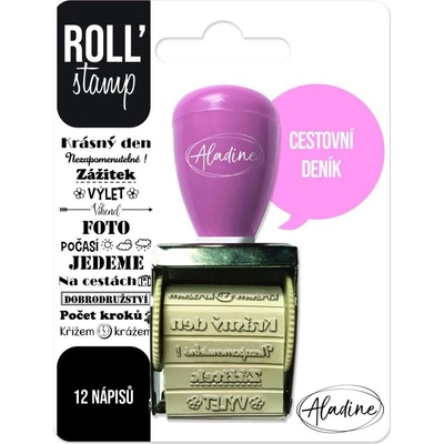 Aladine RollStamp textová Cestovní deník