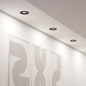 EGLO 902265 - Комплект от 3 вградени точкови LED осветителни тела BARRANCO LED/4, 8W/230V, черни (EG902265)