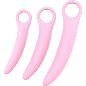 Erospace Set of Dilators for Pelvic Floor Exercises Sweet Play A13 Pink