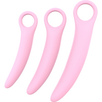 Erospace Set of Dilators for Pelvic Floor Exercises Sweet Play A13 Pink