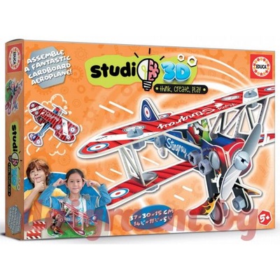 Educa 3D пъзел Educa 19185 - Самолет (EDU19185)