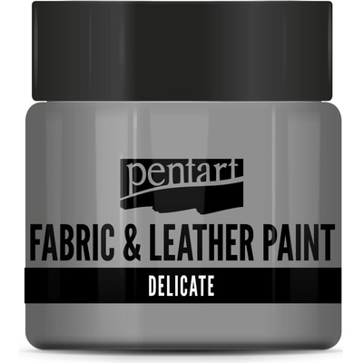 Pentart farba na jemný textil a kožu 50 ml antická strieborná