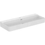 Ideal Standard Atelier Conca стенен умивалник 120 см, гланцово бял, с отвор за смесител и преливник (T383801)