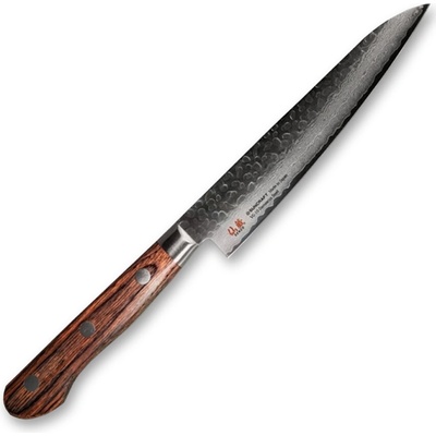 Suncraft Senzo Universal Tsuchime Damascus nôž Petty 15 cm