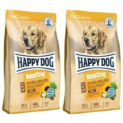 Happy Dog NaturCroq Kuracie s ryžou 8 kg