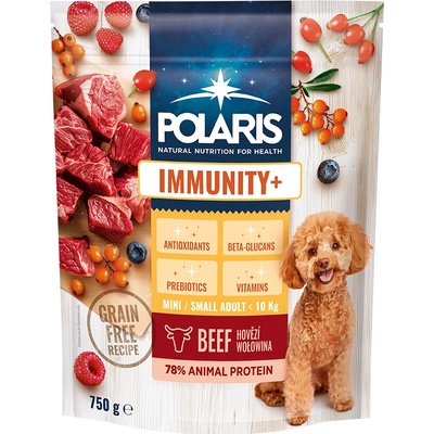 Polaris Grain free Imunity Small & Mini hovězí 0,75 kg