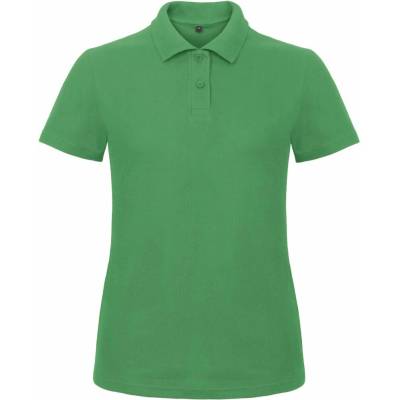 B&C ID.001 Dámské piqué polo kelly green