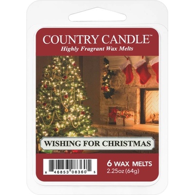 The Country Candle Company Wishing For Christmas восък за арома-лампа 64 гр