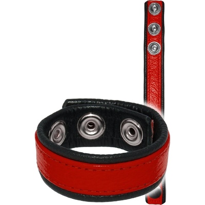 Push Production Leather Cockring Strap Band
