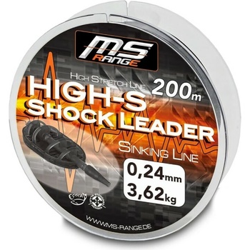 MS Range High S Shock Leader 200 m 0,32 mm 6,88 kg