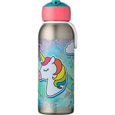 Mepal Detská termo fľaša flip up Campus 350 ml Jednorožec