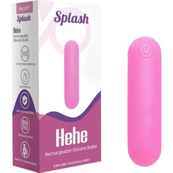 Вибро булет, водоустойчив и презареждаем, 6, 5см - Armony Hehe Pink (D-241135)