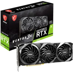 MSI GeForce RTX 3060 VENTUS 3X OC 12GB GDDR6 192bit (V397-031R) Видео карти