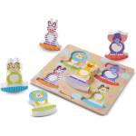 Melissa & Doug 11886 Дървен пъзел сафари Chunky (11886)