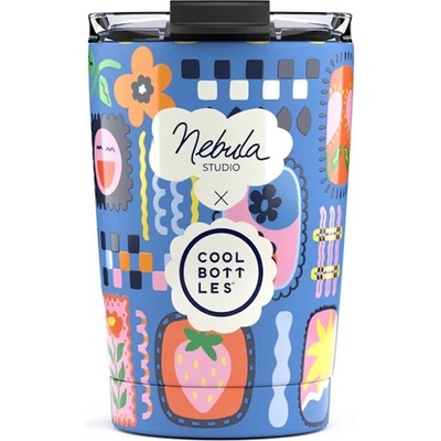 Cool Bottles Xclusive! Nerezový termohrnček Nébula Patch Zone 330 ml