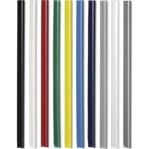 Durable Herlitz Slip-ON RIDGES A4 THR. 3 MM WIDTH 13 MM FOR 30 SHEETS, RED