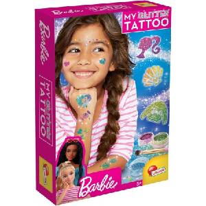Lisciani Творчески комплект, Lisciani, Barbie, Направи си сам блестящи татуировки
